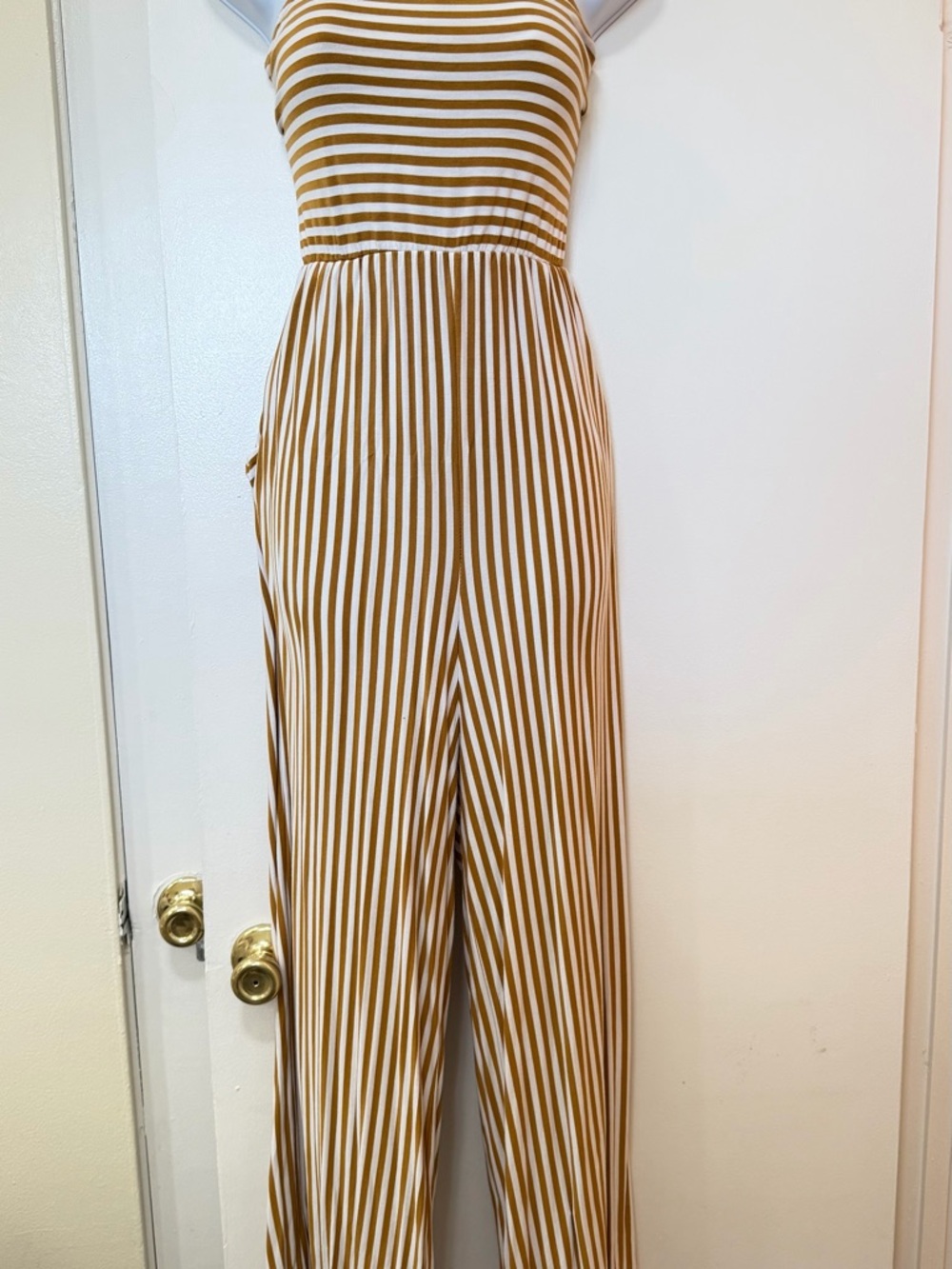 SOLD Tube Top Wide-Leg Jumpsuit